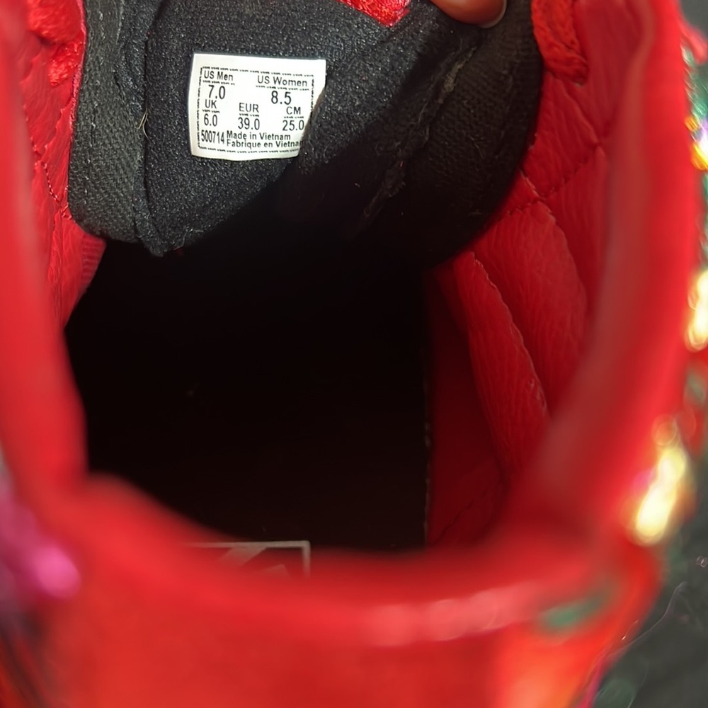 Van’s Red Chinese New Year 🧧 Unisex Shoes Women 8.5 Men 7 - Picture 7 of 9